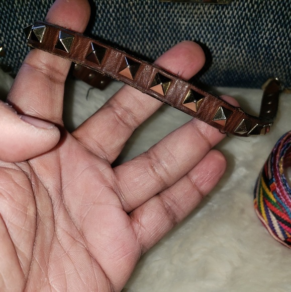 💕SOLD💕Denim Valentino Rockstud Crossbody Bag - Picture 5 of 8